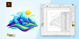 What Is Adobe Illustrator? Beginner’s Guide & Photoshop Comparison Adobe Illustrator vector design interface showing workspace and tools